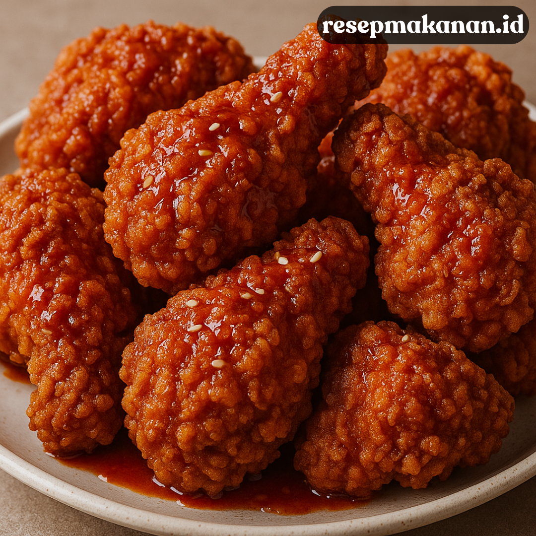 Ayam Pedas Manis Khas Korea